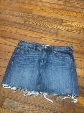 Old Navy Distressed Denim Mini Skirt - Blue